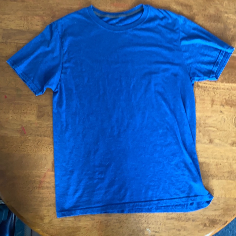 Blue tee